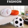 17.7" Basketball Plush Pillow Soft Fluffy Velvet Stuffed Football Throw Pillow Sports Rugby Ball Shaped Sleeping Travel Pillow Sofa Recliner Bedroom Decoration Gifts for Kids Children Boys Women Men view 2