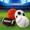 17.7" Basketball Plush Pillow Soft Fluffy Velvet Stuffed Football Throw Pillow Sports Rugby Ball Shaped Sleeping Travel Pillow Sofa Recliner Bedroom Decoration Gifts for Kids Children Boys Women Men view 4