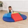 Factory Direct Partners 13800-AS SoftScape Toddler Playtime Junction 360 Climber Plus Side Pads, Indoor Active Play Structure for Toddlers and Kids; Safe Soft Foam (7-Piece) - Assorted view 3
