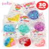 Funeta Valentines Pop Its for Kids  30 Pack Fidget Toy Valentines Day Cards for Classroom Exchange, Boys and Girls, School Classmate Gifts view 2