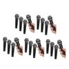 20 Pcs Simulation Microphone Toy Microphone Prop Microphone Prop for Kids Mics Props Toy Microphone for Kids Play Microphone Prop Kids Play Microphone Toys Child Plastic Pillar view 1