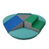 FDP SoftScape Toddler Playtime Junction 360 Climber Plus Side Pads, Indoor Active Play Structure for Toddlers and Kids; Safe Soft Foam for Crawling, Climbing, Sliding (7-Pc) - Contemporary, 13800-CT view 1