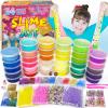 ESSENSON 34 Cup Slime Kit for Girls & Boys, DIY Butter & Crystal Slime Making Kit, Party Favors Gift for 6-10+ Year Olds view 1