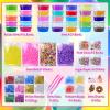 ESSENSON 34 Cup Slime Kit for Girls & Boys, DIY Butter & Crystal Slime Making Kit, Party Favors Gift for 6-10+ Year Olds view 2