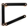 Wooden Balance Beam stepping stones outdoor kids balance board indoor toddler montessori coordination toys gross motor equipment for Kids Furniture gymnastics balance game (9 Balance beam, Black) view 1