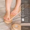 Wooden Balance Beam stepping stones outdoor kids balance board indoor toddler montessori coordination toys gross motor equipment for Kids Furniture gymnastics balance game (9 Balance beam, Black) view 2