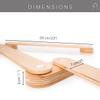 Wooden Balance Beam stepping stones outdoor kids balance board indoor toddler montessori coordination toys gross motor equipment for Kids Furniture gymnastics balance game (9 Balance beam, Black) view 4