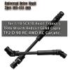 RC Crawler Drive Shaft 105-155MM Upgrades for 1/10 SCX10 D90 Gen7/Pro RC 4WD GEN8 SCX10-II,RCMYou 2pcs Universal Driveshaft,Full Steel Axles Part Hop-Ups,Black (2pcs 105-155MM) view 2