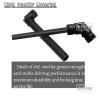 RC Crawler Drive Shaft 105-155MM Upgrades for 1/10 SCX10 D90 Gen7/Pro RC 4WD GEN8 SCX10-II,RCMYou 2pcs Universal Driveshaft,Full Steel Axles Part Hop-Ups,Black (2pcs 105-155MM) view 3
