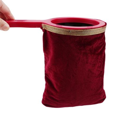 MinLia Magic Trick Props Disappear Trick Toys Magic Tricks Bag Funny Toy Magical Props(red Bag)