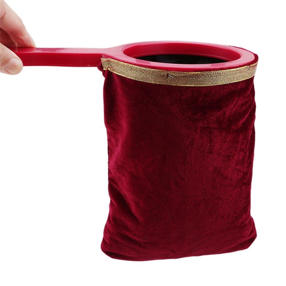 MinLia Magic Trick Props Disappear Trick Toys Magic Tricks Bag Funny Toy Magical Props(red Bag)
