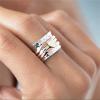 Self Love Spinner Heart Ring for Women, Fidget Anxiety Relief Rotating Wide Band Rings with Card for Her For Women Fidget Jewelry-8 view 4