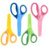 Kids Scissors, iBayam 5" Blunt-Tip Safety Scissors with Cover: Halloween Christmas Gifts for Kids Ages 4-12, Child-Safe Craft Tools for School Scrapbooking, Creative Art Supplies for Toddlers Students view 2