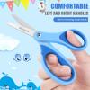 Kids Scissors, iBayam 5" Blunt-Tip Safety Scissors with Cover: Halloween Christmas Gifts for Kids Ages 4-12, Child-Safe Craft Tools for School Scrapbooking, Creative Art Supplies for Toddlers Students view 4