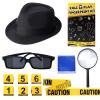 Keymall Kids Spy Kit Detective Costume Accessories 7Pcs for Investigation Role Play Dress Up Costume Educational Science Gift (Set A) view 1