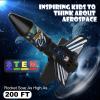 Mafbeanl Rocket Launcher for Kids, Self Launching Motorized Air Rocket Toy, Outdoor Toys for Ages 8-12, Model Rockets with Parachute Safely Land, Spaceship Launch up to 200 ft Birthday Gifts for Boys view 3