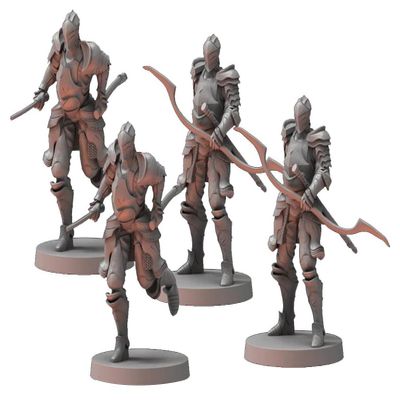 Steamforged Games Dark Souls The Role Playing Game: Alonne Knights Miniatures & Stat Cards