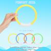 4pcs Pool Dive Rings,Colorful Water Diving Toys,Underwater Swimming Pool Toy Rings, Underwater Fun Toys, for Party Speed and Agility Practice Games, Colorful Water Diving Toys,4pcs Pool Dive Rin view 4