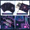 Shappy Pcs Tarot Card Velvet Storage Bag Dice Drawstring Holder Jewelry Pouch for Enthusiasts Hand Gift Bags, 7.1 x 5.9 Inches Styles (Elegant Style) view 4