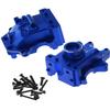 RCarmumb Gear Box Upgrades Part for 1/8 Sledge 4WD,Aluminum Front Rear Universal Gear Box Housing, RC Gearbox Hops up for Sledge Monster Truck RC Car #95076-4,Replace #9529, Navy Blue1 Set view 1