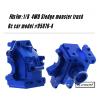 RCarmumb Gear Box Upgrades Part for 1/8 Sledge 4WD,Aluminum Front Rear Universal Gear Box Housing, RC Gearbox Hops up for Sledge Monster Truck RC Car #95076-4,Replace #9529, Navy Blue1 Set view 2