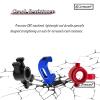 Rcarmumb Upgrades Part for 1/8 Sledge 4WD, Alloy Caster Block & Steering Blocks & Rear Stub Axle Carriers Hops up for Sledge 4WD Monster Truck #95076-4,Replace #9537,#9532,#9552,Navy Blue view 4