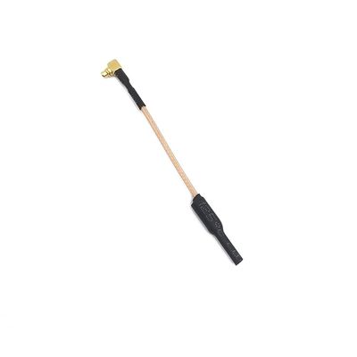 3PCS 5.8GHz 2.15dBi L Size MMCX Linear Antenna 80mm Angle MMCX 90 Degree Linear Antenna for FPV Transmitter ( Color : 1 PCS )