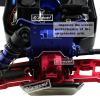 Rcarmumb Gear Box Upgrades Part for 1/8 Sledge 4WD,Aluminum Front Rear Universal Gear Box Housing, RC Alloy Gearbox Hops up for Sledge Monster Truck RC Car #95076-4,Replace #9529, Red 1 Set view 3