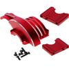 RCarmumb Upgrades Part for 1/8 Sledge 4WD,Aluminum Main Gear Cover Alloy Hops up for Sledge 4WD Monster Truck RC Car #95076-4,Replace #9584,Red view 1