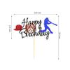 Arthsdite Baseball Theme Cake Topper - Sports Happy Birthday Player Cake Decoration for Sports Party Theme Decoration Supplies view 2