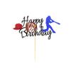 Arthsdite Baseball Theme Cake Topper - Sports Happy Birthday Player Cake Decoration for Sports Party Theme Decoration Supplies view 3