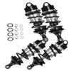 Rcarmumb RC Shock Absorber Upgrades for 1/7 Felony 6S BLX,Infraction 6S BLX,Limitless Roller Speed Bash,4Pcs Front Rear Big Bore Damper Parts, Adjustable RC Shock Hop Up,Replace #ARA330627,Black view 1