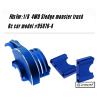 RCarmumb Upgrades Part for 1/8 Sledge 4WD,Aluminum Main Gear Cover Alloy Hops up for Sledge 4WD Monster Truck RC Car #95076-4,Replace #9584,Navy Blue view 2