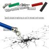 Rcarmumb CVD Drive Shaft Upgrades for 1/10 Senton Granite 3s Blx&Mega550,Vortek 3s Blx,Big rock v2,4Pcs Front Rear Harden Steel #45 Driveshaft Parts Hop Up, #ARAC4041, (More Powerful),Navy blue view 4