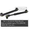 RC Drive Shaft Universal Upgrades for 1/10 SCX10 II Red cat D90 Gen7/Pro RC 4WD GEN8 SCX10 2, Rcarmumb 2pcs RC Crawler Driveshaft,Harden Steel #45 Part Hop-Ups (94-125MM, 2-Pack) Black view 2