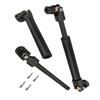RC Drive Shaft Universal Upgrades for 1/10 SCX10 II Red cat D90 Gen7/Pro RC 4WD GEN8 SCX10 2, Rcarmumb 2pcs RC Crawler Driveshaft,Harden Steel #45 Part Hop-Ups (116-170MM, 2-Pack) Black view 1