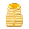 Children Kids Toddler Infant Baby Boys Girls Sleeveless Winter Solid Coats Ears Hooded Boys (Yellow, 12-18 Months) view 1