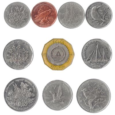 Cape Verde 10 Mixed Coins | 5-100 Escudos | Old African Coin Collection Since 1975