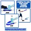 ArtCreativity Baseball Pitching Machine for Kids, Pop A Pitch Baseball Batting Kids Pitching Machine Toy with Collapsible Bat + 3 Baseballs, Trainer for Batting Practice, Outdoor Fun view 4