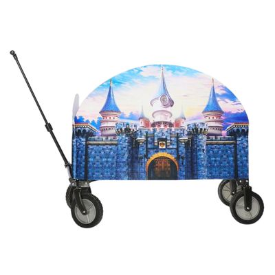 Seeing Red Fantasy Royal Princess Castle Decorative Wagon Cover Halloween Costume Accessory Prop