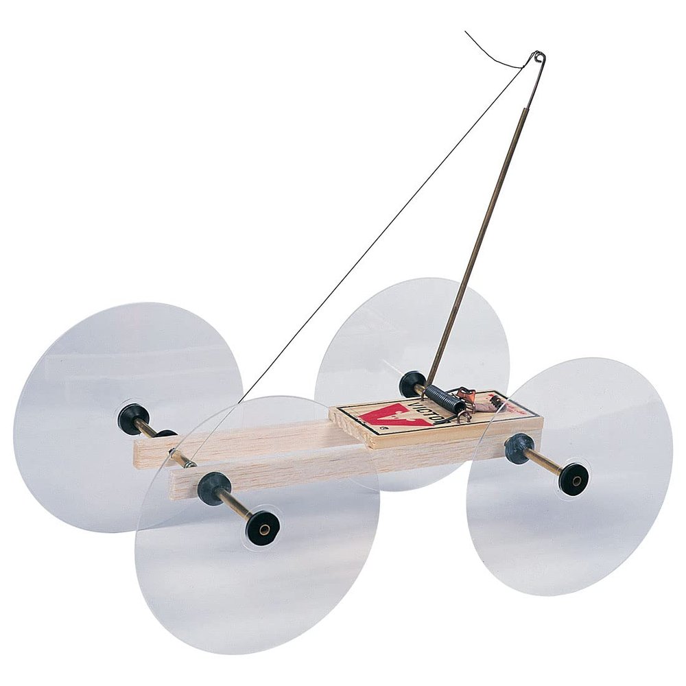 Little Moe: Mousetrap Powered Car (Bulk Pack of 10 Complete Vehicle Kits)
