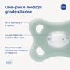 MAM Comfort Baby Pacifiers 3-12 Months Babies, Lightweight One-Piece Full Silicone Binky, BPA-Free Nipple, Easy to Clean Pacifier, Best for Breastfed Babies, 2 Count, Sterilizer Case, Made in Europe view 3