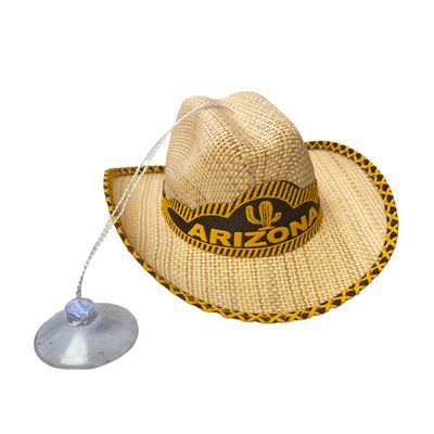 12 PIECE MINI PALM HAT, MINI HAT DECORATION WITH SUCTION CUP, CAR DECOR, ORIGINAL, MADE IN MEXICO, SOMBRERITO, CHUPON, REAL PALM, SOMBRERO DE PALMA, ARIZONA