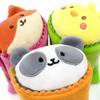 Anirollz Stuffed Animal Plush Toy - Official Top Ramen Blanket Outfitz Doll | Soft, Squishy, Warm, Cute, Comfort, Safe| Birthday Gift Chick in Chili Flavor Top Ramen Noodle Chickiroll 6 view 3