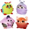 Mattel Disney100 Pixar Pals Cuutopia Plush Toys 4-Pack, Collectible Set of 4 Soft 5-Inch Pillow Dolls Inspired by Fan-Favorite Movie Characters view 2