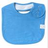 Isabeli Organic Cotton Toddler Drool Bibs 4 Pack - Blue view 4