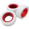 4Pcs ShareGoo 1.9 inches Tire Foam Dual Stage Rubber Inner & Foam Inserts Outer Foam Firm for 100-110mm Tire Compatible with Axial SCX10 90046 Traxxas TRX4 Crawler Wheel (Red) view 2