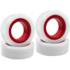 4Pcs ShareGoo 1.9 inches Tire Foam Dual Stage Rubber Inner & Foam Inserts Outer Foam Firm for 100-110mm Tire Compatible with Axial SCX10 90046 Traxxas TRX4 Crawler Wheel (Red) view 3