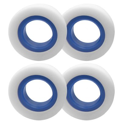 4Pack ShareGoo 1.9 inches Tire Foam Dual Stage Rubber Inner & Outer Foam Inserts Firm for 114-120mm Tire Compatible with Axial SCX10 90046 Traxxas TRX4 Crawler Wheel (Blue)