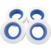 4Pack ShareGoo 1.9 inches Tire Foam Dual Stage Rubber Inner & Outer Foam Inserts Firm for 114-120mm Tire Compatible with Axial SCX10 90046 Traxxas TRX4 Crawler Wheel (Blue) view 2